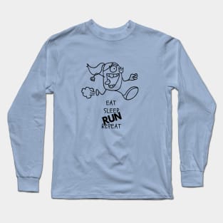 Rita in Eat Sleep Run Repeat mode Long Sleeve T-Shirt